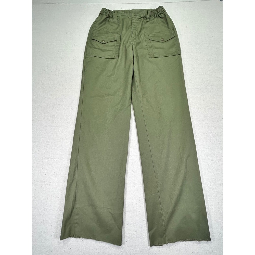 BOY SCOUTS OF‎ AMERICA Men's 34 Pants Official Uniform Raw Hem Union USA MADE